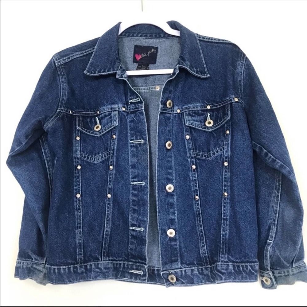 Silver Studded Denim Jacket